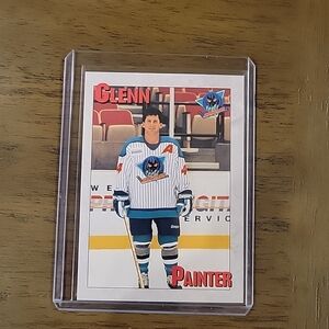 1995-96 Madison Monsters hockey Glenn Painter card